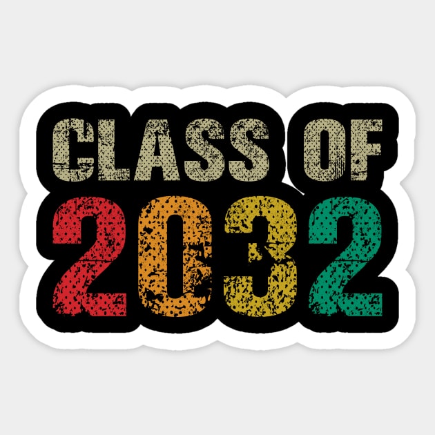 Fun Class of 2032 First Day of School Gift Preschool Sticker by rhondamoller87